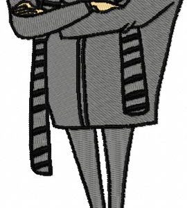 Felonious Gru embroidery design