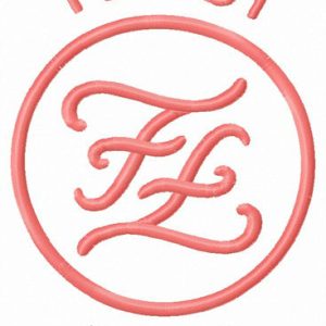 Fendi Roma logo embroidery design