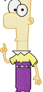 Ferb  embroidery design