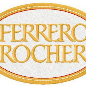 Ferrero Rocher embroidery design