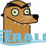 Finding Gerald embroidery design