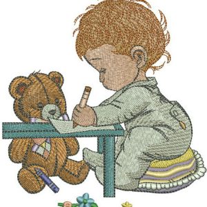 First drawing embroidery design