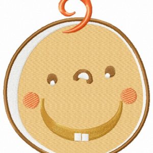 First teeth embroidery design