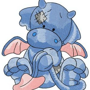 Flame embroidery design