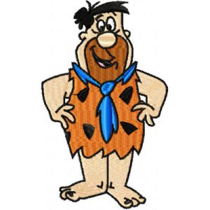 Flinstones Fred 1 embroidery design