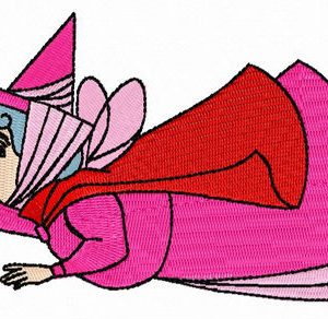 Flora embroidery design