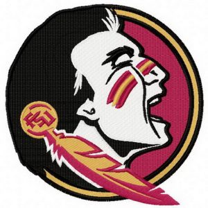 Florida State Seminoles logo embroidery design