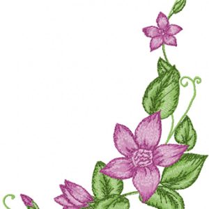 Flower element 6 embroidery design