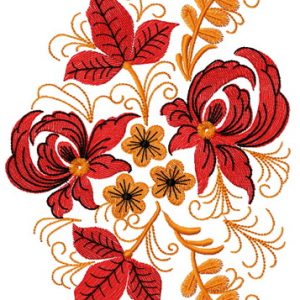 Flower composition 3 embroidery design