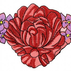 Flower composition 5 embroidery design