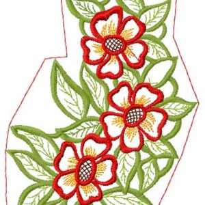 Flower lace 6 embroidery design