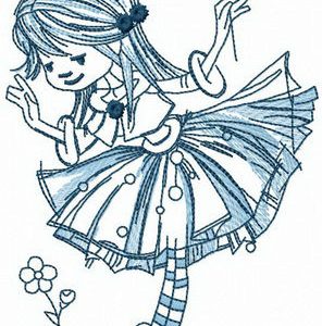 Flowers for potion embroidery design