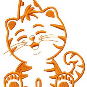 Fluffy birthday 4 embroidery design