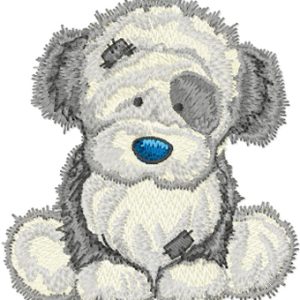 Fluffy embroidery design