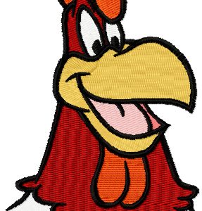 Foghorn leghorn embroidery design