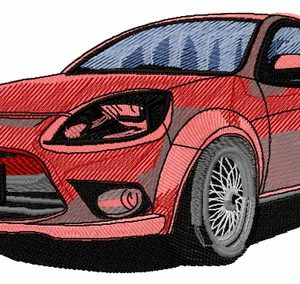Ford car 2 embroidery design