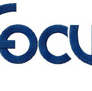 Ford Focus logo embroidery design