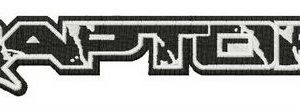 Ford Raptor logo embroidery design