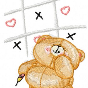 Forever Friends i like this game embroidery design