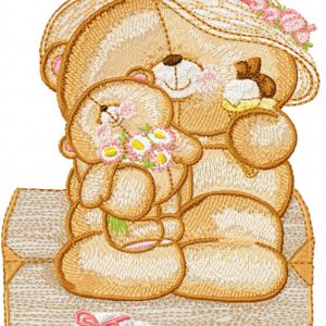 Forever Friends with my loved baby embroidery design