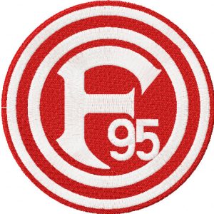 Fortuna Düsseldorf logo embroidery design