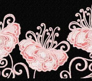 Fragile flower 2 embroidery design