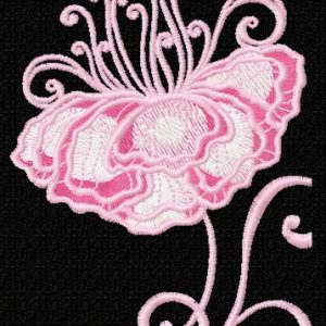 Fragile flower 7 embroidery design