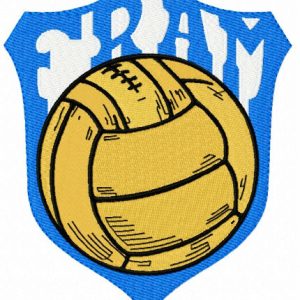 Fram FC logo embroidery design