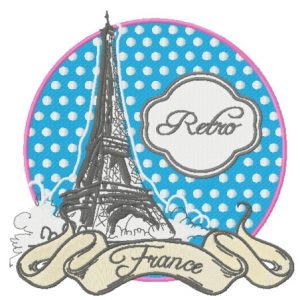 France embroidery design