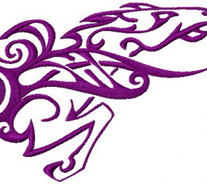 Tribal Horse 5 embroidery design