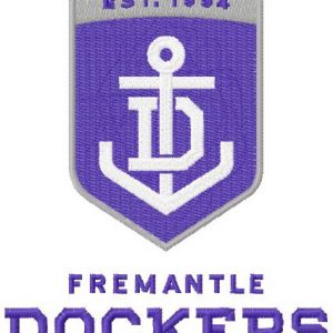 Fremantle Dockers logo embroidery design