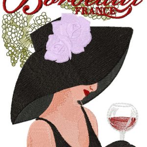 French coquette 2 embroidery design
