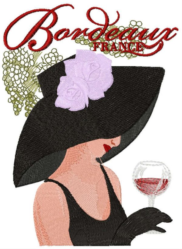 French coquette 2 embroidery design