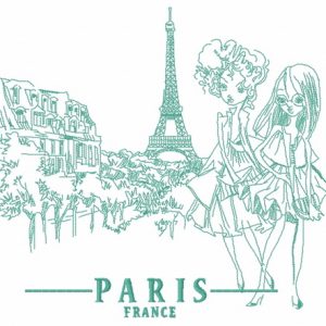 French fashion-mongers 2 embroidery design