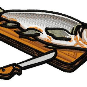 Fresh fish 2 embroidery design