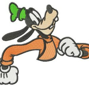 Funny Goofy embroidery design