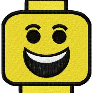 Funny Lego Block embroidery design