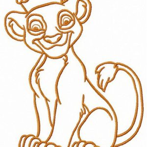 Future king embroidery design
