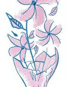 Gain freedom embroidery design