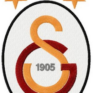 Galatasaray S.K. logo embroidery design