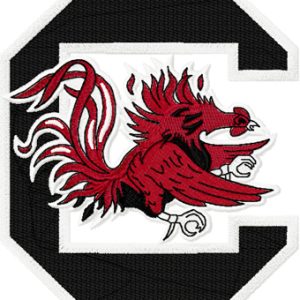 Gamecock and Block C Logo embroidery design
