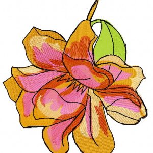 Garden flowers 5 embroidery design