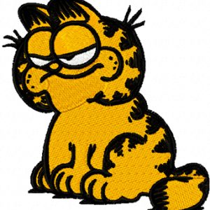 Garfield embroidery design