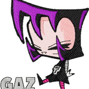 Gaz embroidery design