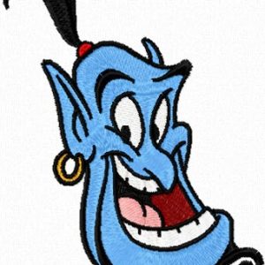Genie embroidery design