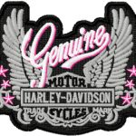 Genuine Harley Davidson Nautical Ladies embroidery design