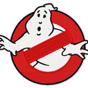 Ghostbusters logo embroidery design