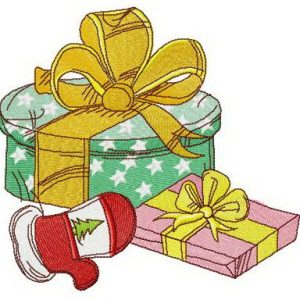 Gifts prepared embroidery design