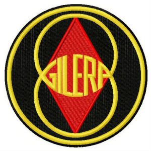 Gilera logo embroidery design
