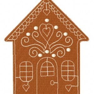 Gingerbread house 9 embroidery design